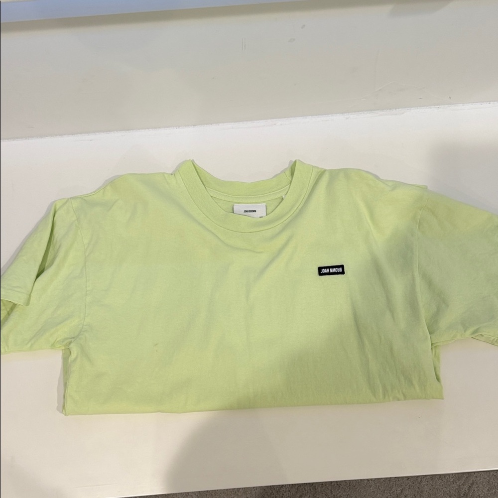 Joah brown Lime Green T-Shirt S/M